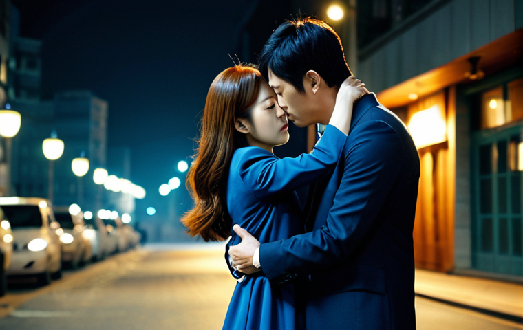 드라마 주군의 태양 유령과 사랑 이야기 - A romantic and eerie scene from the K-drama "Master's Sun." Joo Joong-won (played by So Ji-sub), a c...