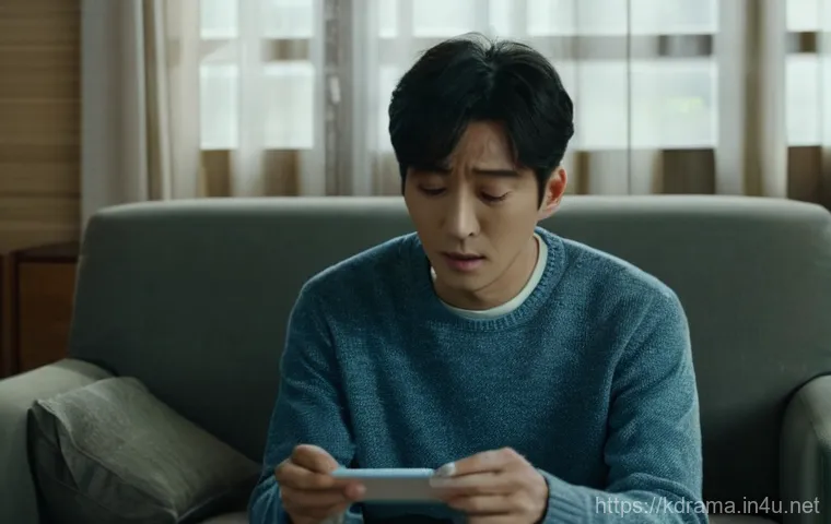 드라마 아는 와이프 시간여행과 선택의 의미 - **Image Prompt 1:** A man (Cha Joo-hyuk, played by Ji Sung) in his late 30s, dressed in slightly dis...