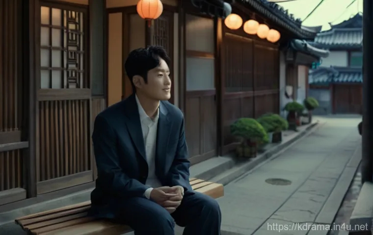 드라마 나의 아저씨 인간 관계와 치유 스토리 - A deeply empathetic scene featuring Lee Ji-an (in her early 20s, wearing simple, modest attire) and ...